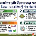 ভূমি উন্নয়ন কর দেওয়ার নিয়ম ও রেজিস্ট্রেশন পদ্ধতি