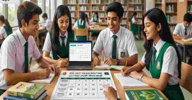এসএসসি পরীক্ষার রুটিন ২০২৭