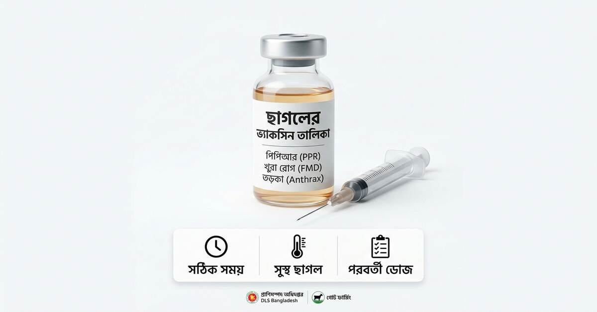 ছাগলের ভ্যাকসিন তালিকা