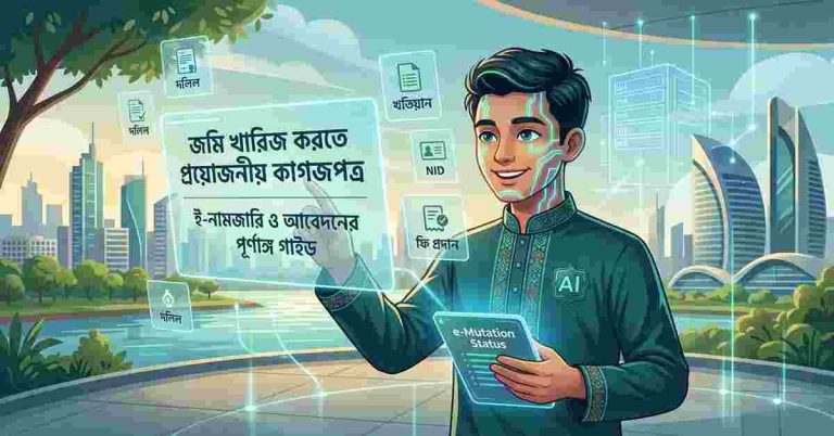 জমি খারিজ করতে প্রয়োজনীয় কাগজপত্র