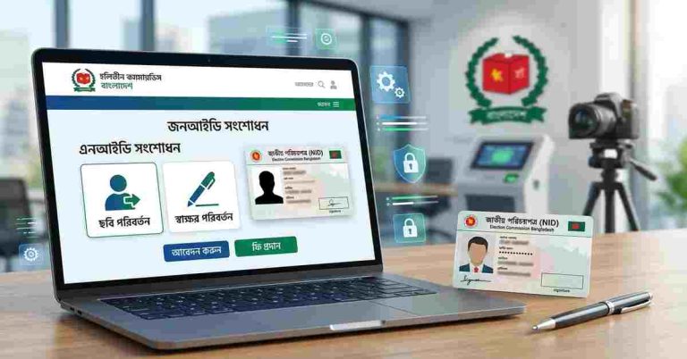 জাতীয় পরিচয়পত্র (NID) এর ছবি ও স্বাক্ষর পরিবর্তনের পদ্ধতি ২০২৬