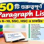 50 important Paragraph List