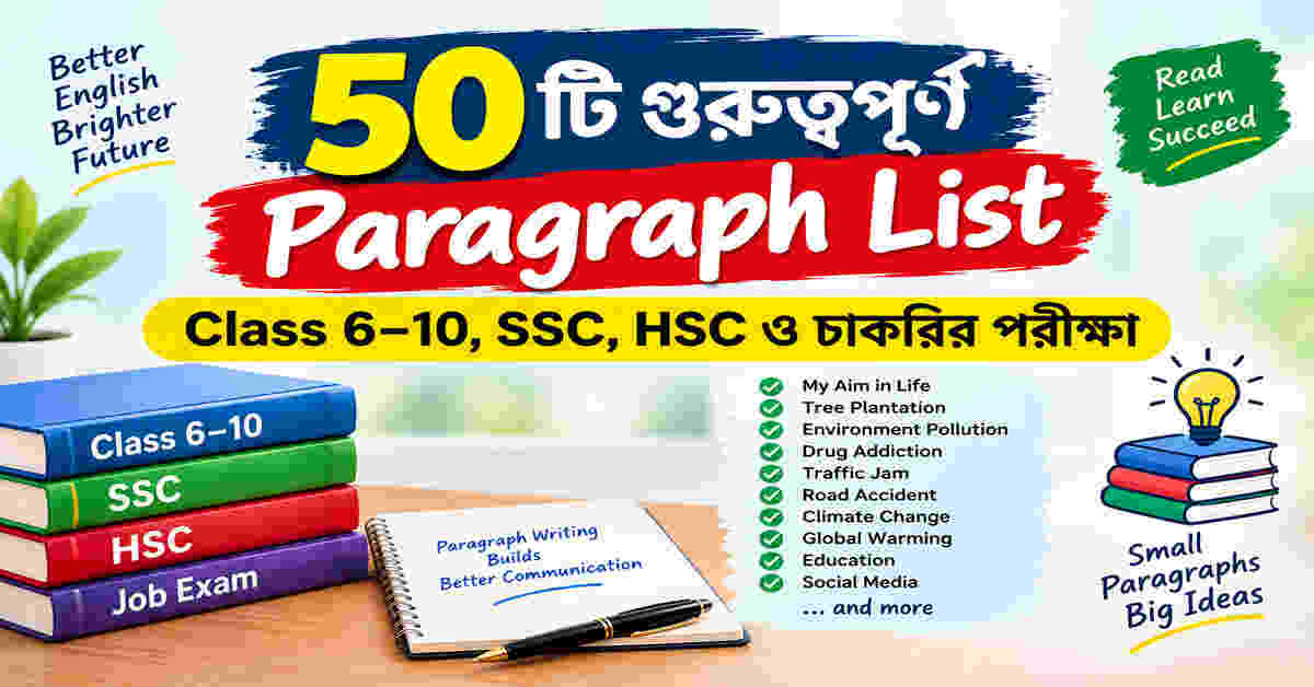 50 important Paragraph List