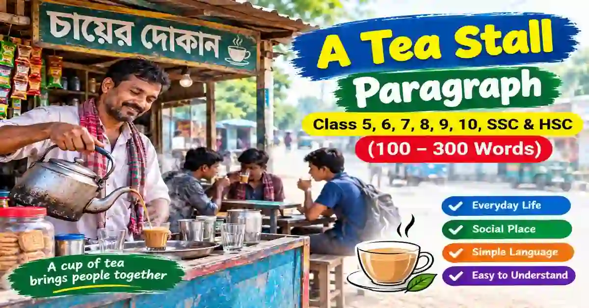 A Tea Stall Paragraph