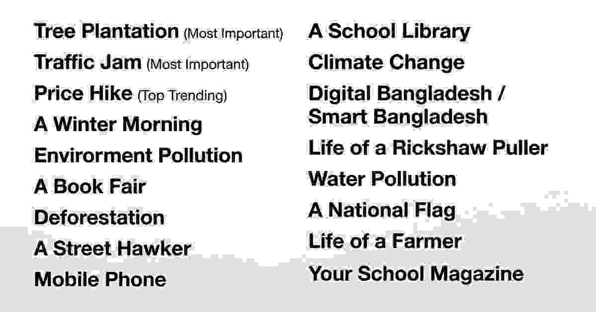 SSC English 2nd Paper Paragraph Suggestion 2027
