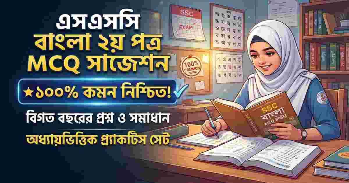 এসএসসি ২০২৭ বাংলা ২য় পত্র MCQ সাজেশন