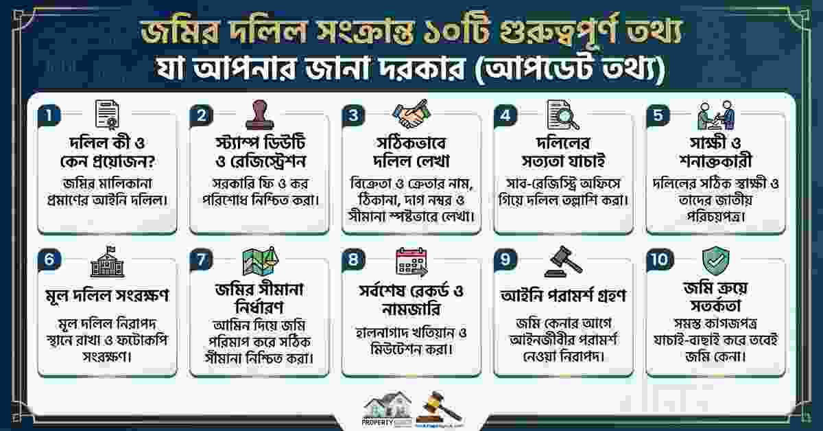জমির দলিল
